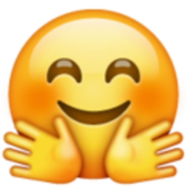 Смайлик обнимаю