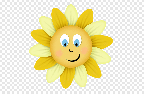 Смайлик улыбающаяся Ромашка