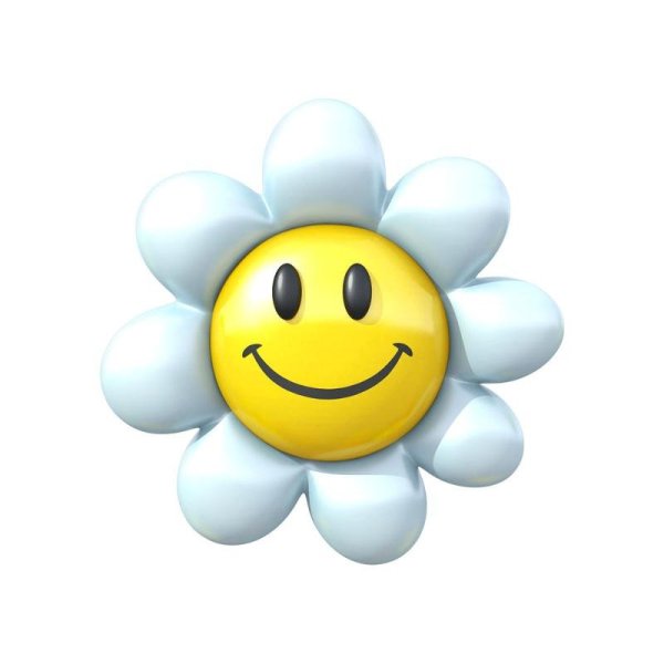 Цветочек улыбается