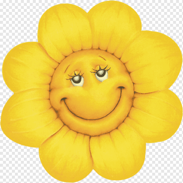 Цветочки с личиками