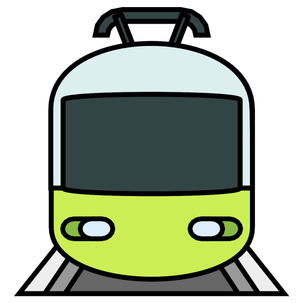 Стикер трамвай