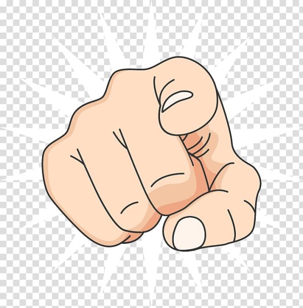 Указательный палец вправо