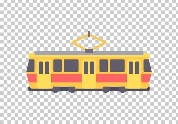 Трамвайчик мультяшный