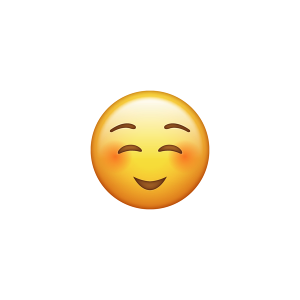 Улыбающийся смайлик айфон