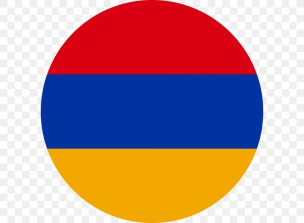 Флаг Армении в круге