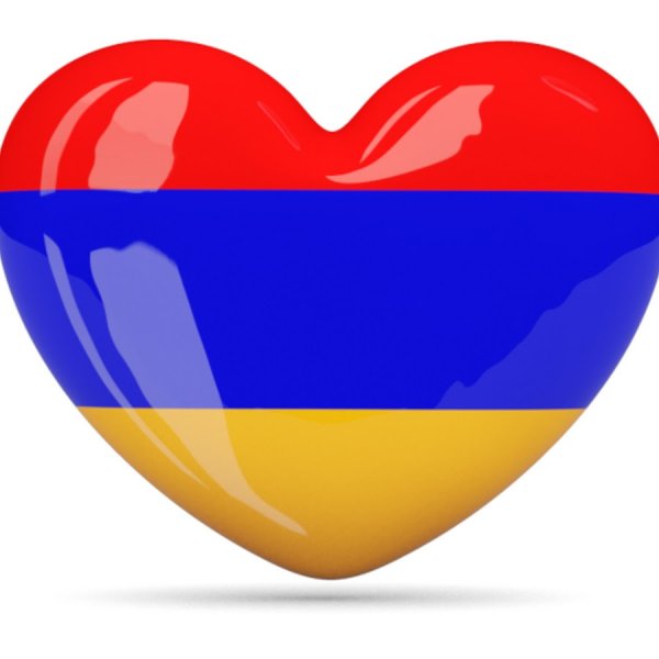 Флаг Армении сердце