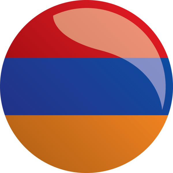 Флаг Армении в круге