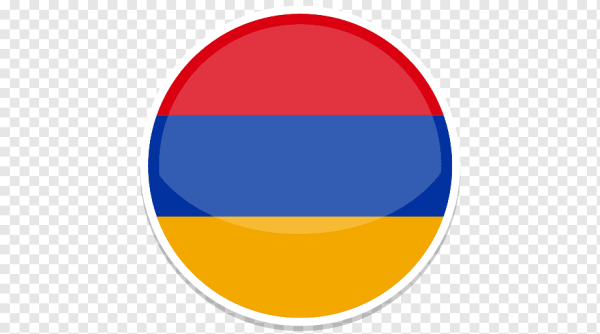 Флаг Армении круглый