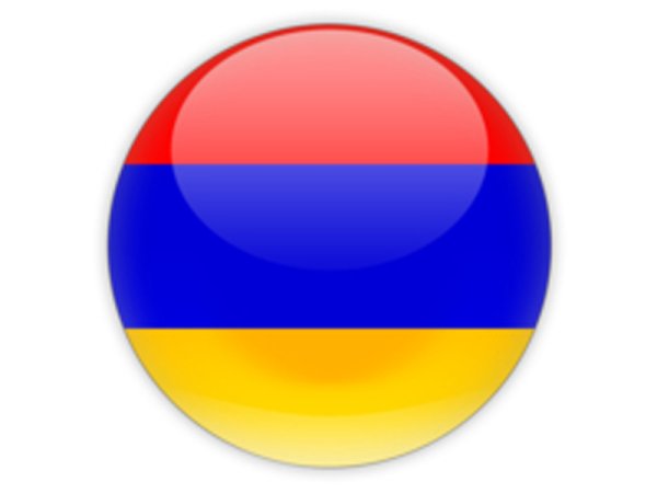Флаг Армении круглый