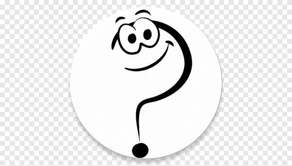 Вопросительный знак с рожицами