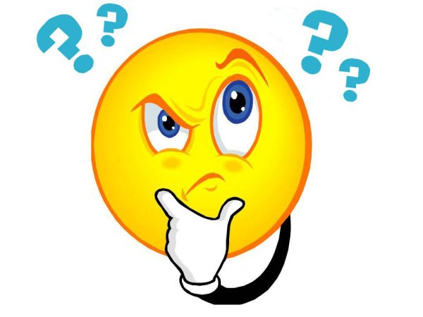 Смайлик знак вопроса