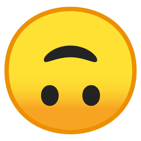 Эмодзи перевернутый