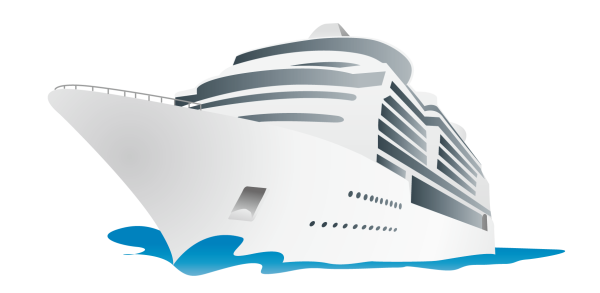 Круизный лайнер вектор