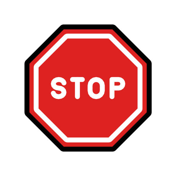 ЭМОДЖИ знак стоп