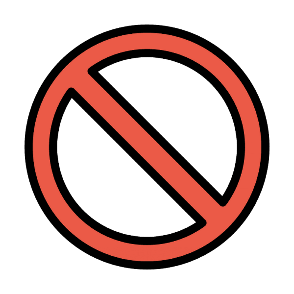 Смайлик запрет