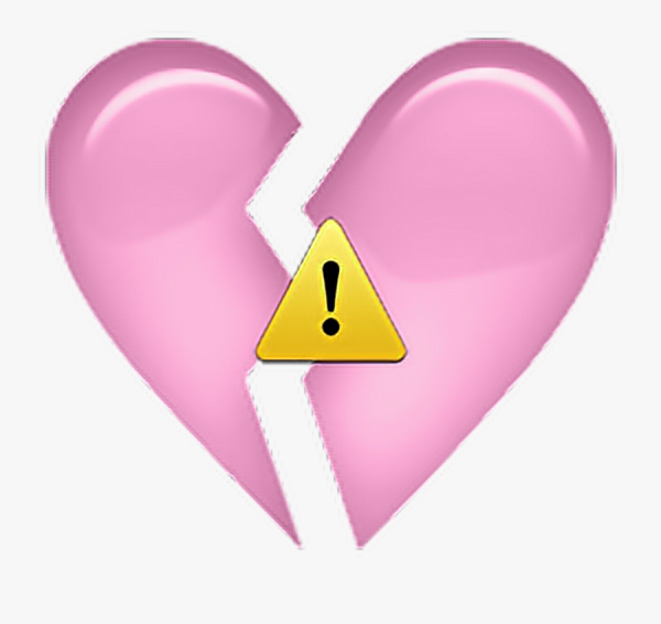 Разбитое сердце стикер