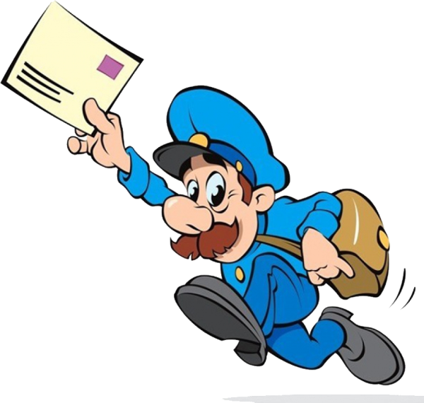 Почтальон мультяшка