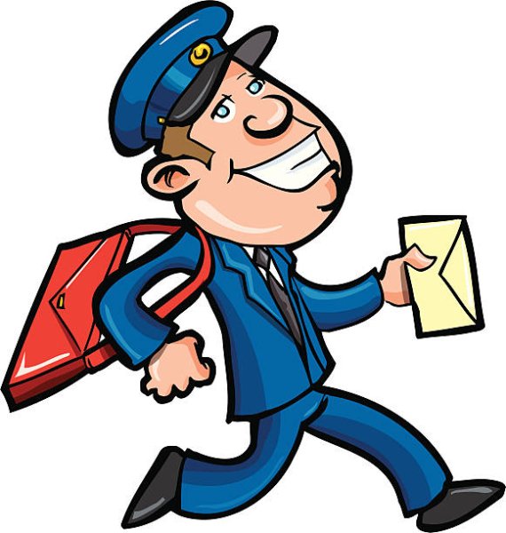 Почтальон мультяшный