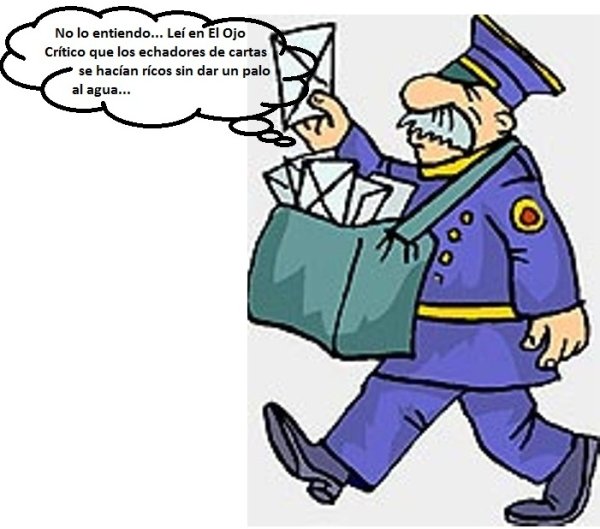 Почтальон без фона