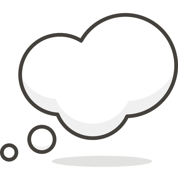 Пиктограмма облачко мысли