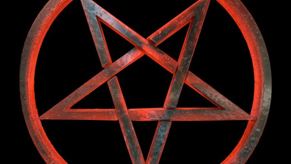 Пентакль Перевернутая звезда