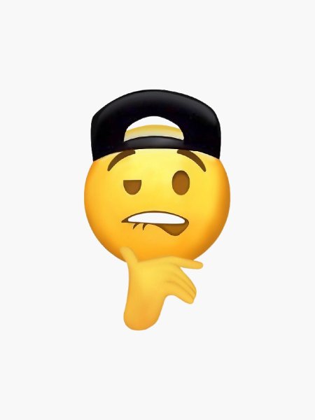 Смайл с зажатой губой