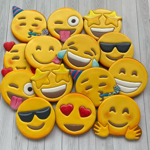 "Смайлик", пряник имбирный