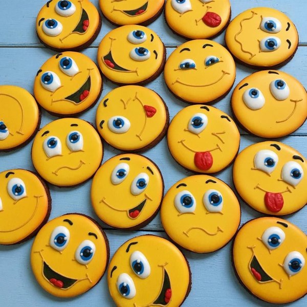 "Смайлик", пряник имбирный