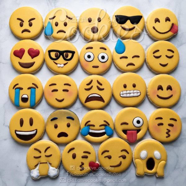 Пряники смайлы