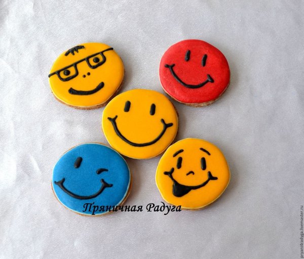 "Смайлик", пряник имбирный