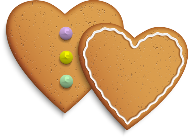 Пряники на прозрачном фоне для фотошопа