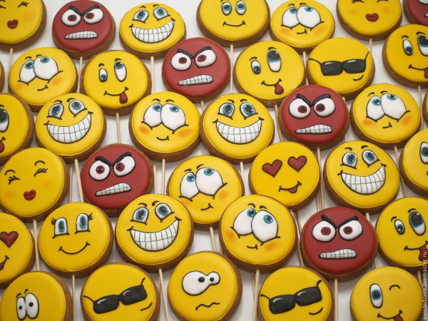 "Смайлик", пряник имбирный