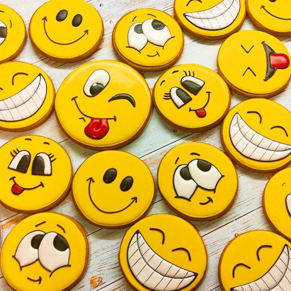 "Смайлик", пряник имбирный