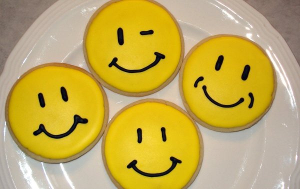 Имбирное печенье смайлики