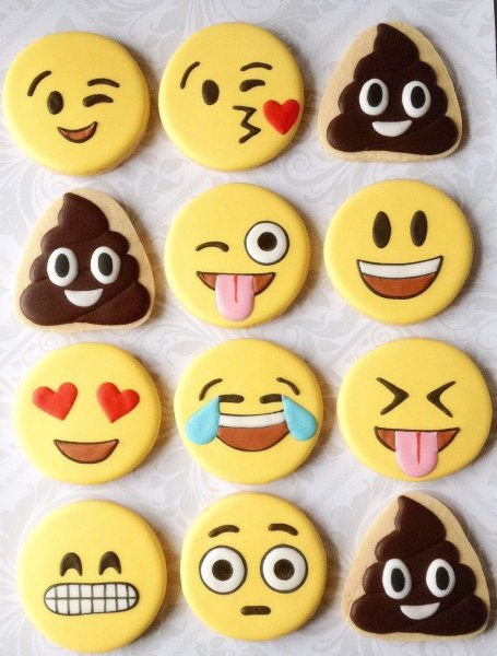 Имбирное печенье смайлики