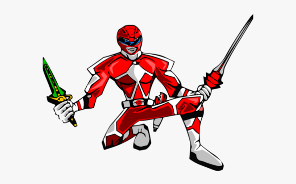 Art cartoon Power Rangers