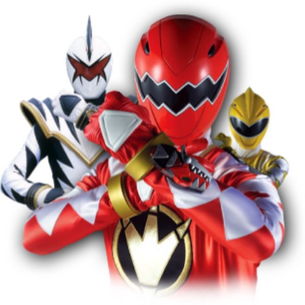 Power Rangers Mighty Morphin ниндзя на белом фоне