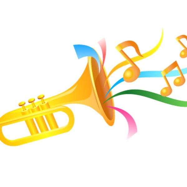 Фанфары на белом фоне