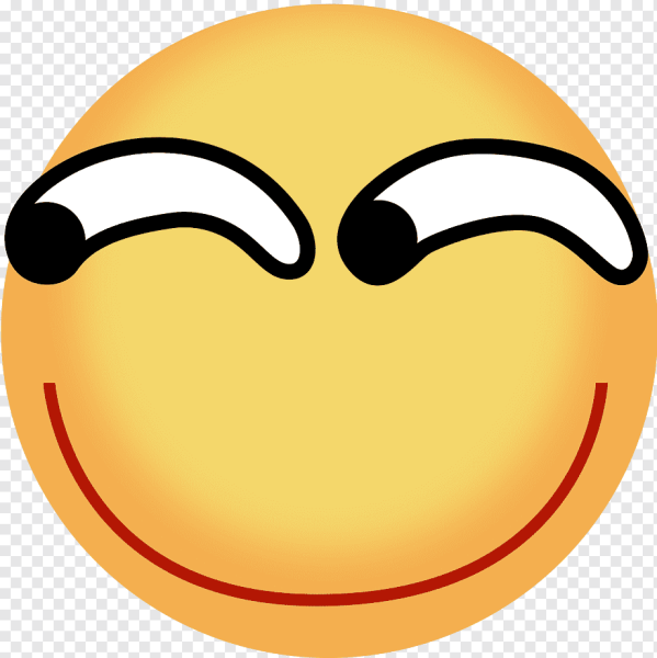 Смайлик щурится