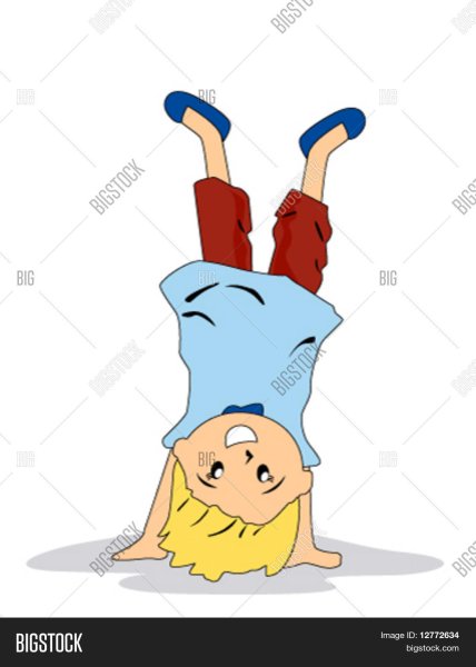 Дети вверх тормашками