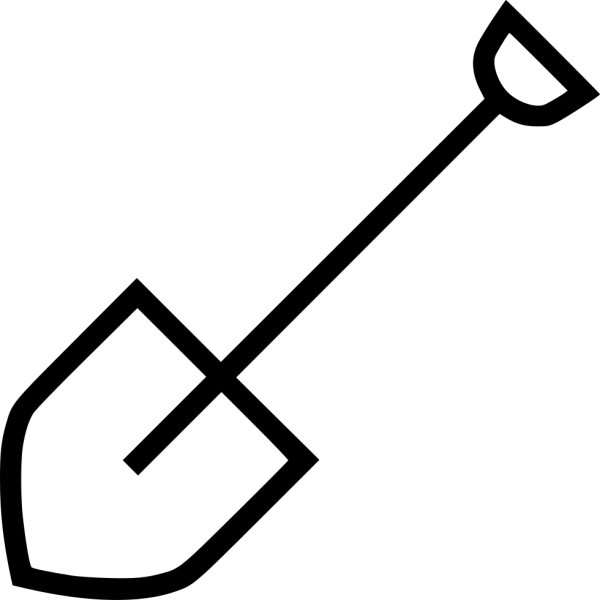 Лопатка значок