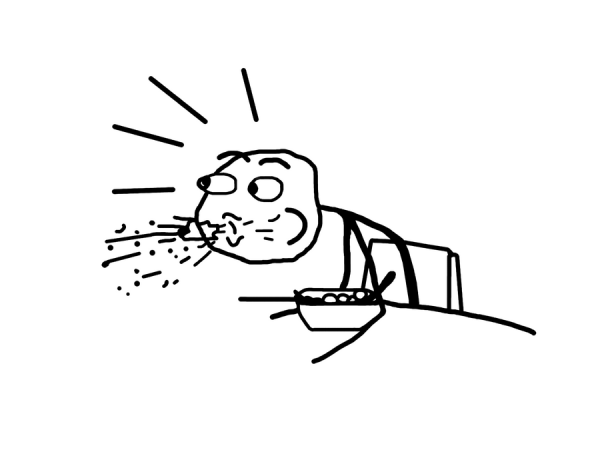 Мем Плюющий человек