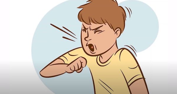 Кашель иллюстрация