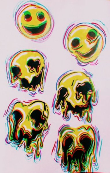 Растекающийся рисунок