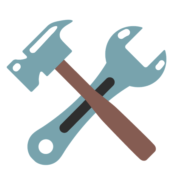 Молоток и гаечный ключ