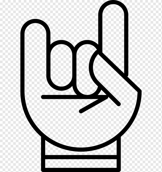 Знак круто на пальцах