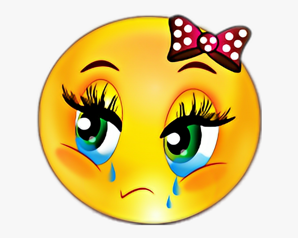 Смайлик плачет