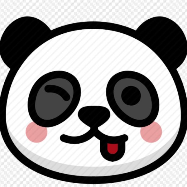 Панда рожица