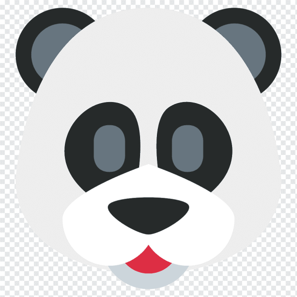 Смайлик Панда эмодзи