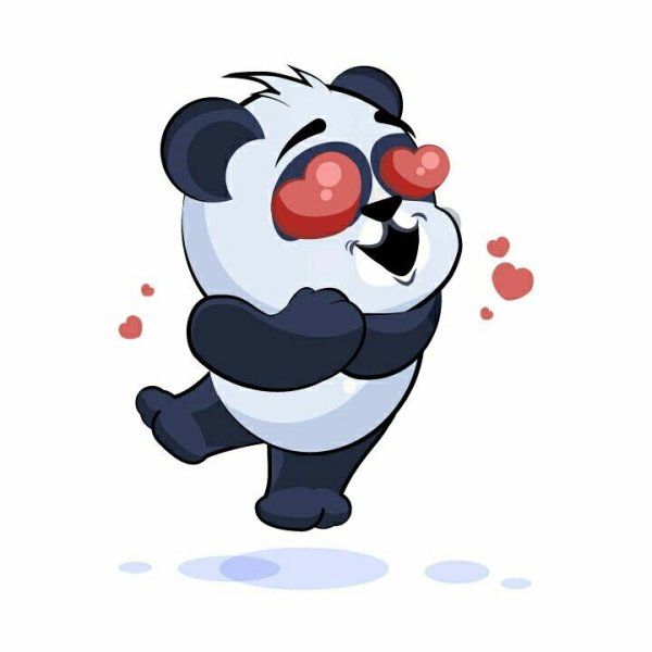 Стикеры Love Панда